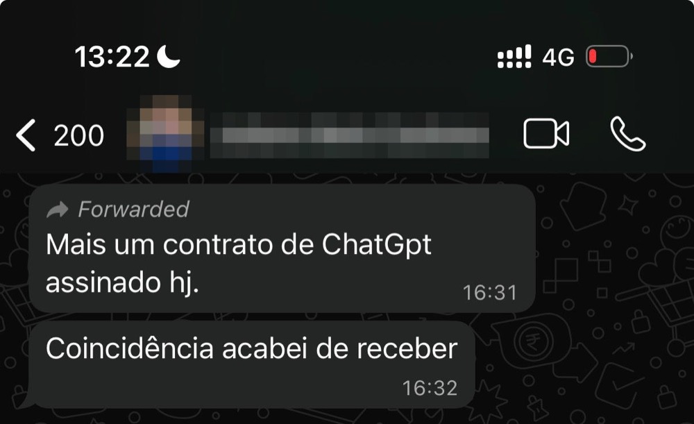 Message from the CashMe CEO: another ChatGPT deal signed today